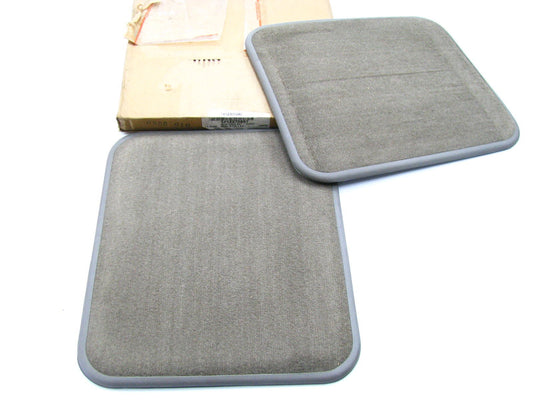 NEW - OEM GM 12370887 Rear Carpet Floor Mats, 15 X 13'' GRAY