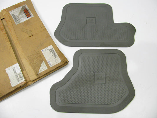 OEM GM Rear Vinly Floor Mats For 00-02 Silverado Suburban Tahoe Sierra 12497001