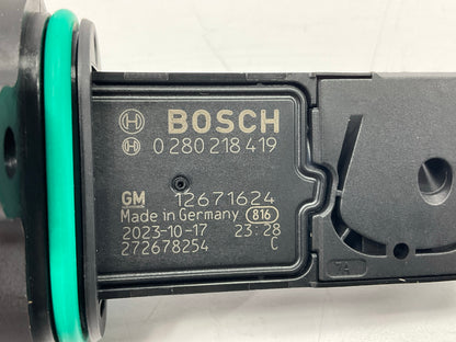 OEM GM 12671624 MAF Mass Air Flow Sensor - Bosch 0280218419