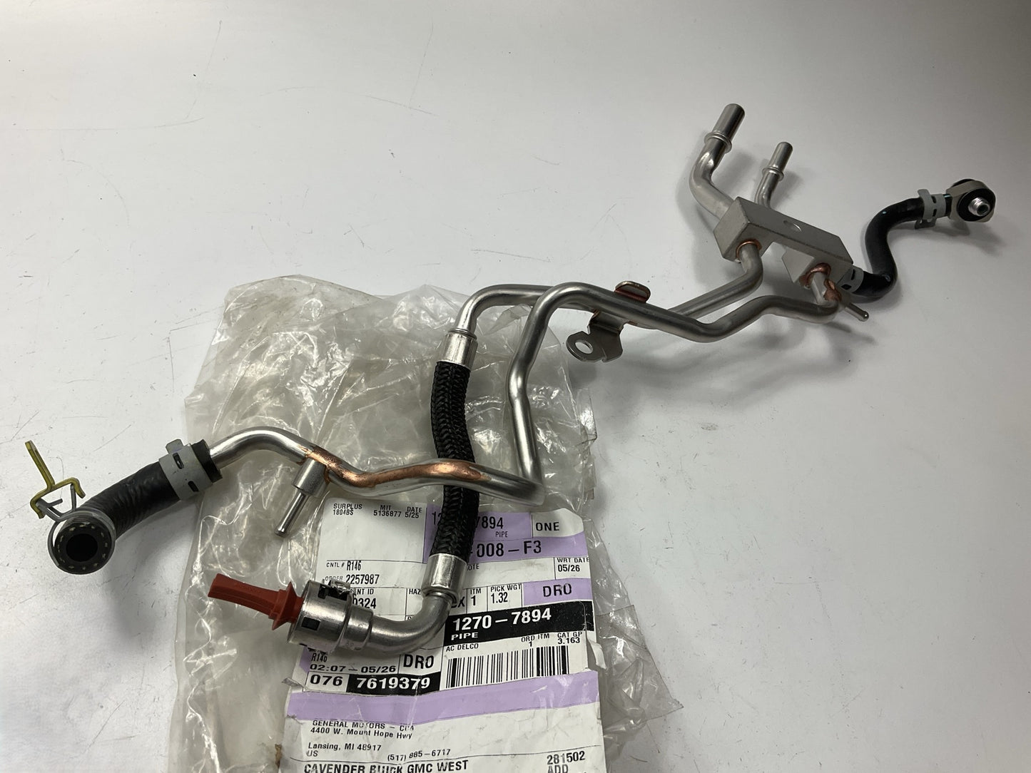 NEW - OEM GM 12707894 Fuel Line Set 17-22 Silverado, Sierra 2500 3500 W/ Duramax