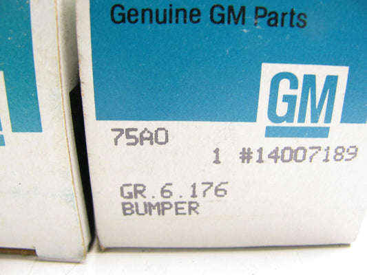 (2) NEW - OEM GM 14007189 Suspension Control Arm Stopper Bumpers - Front Lower