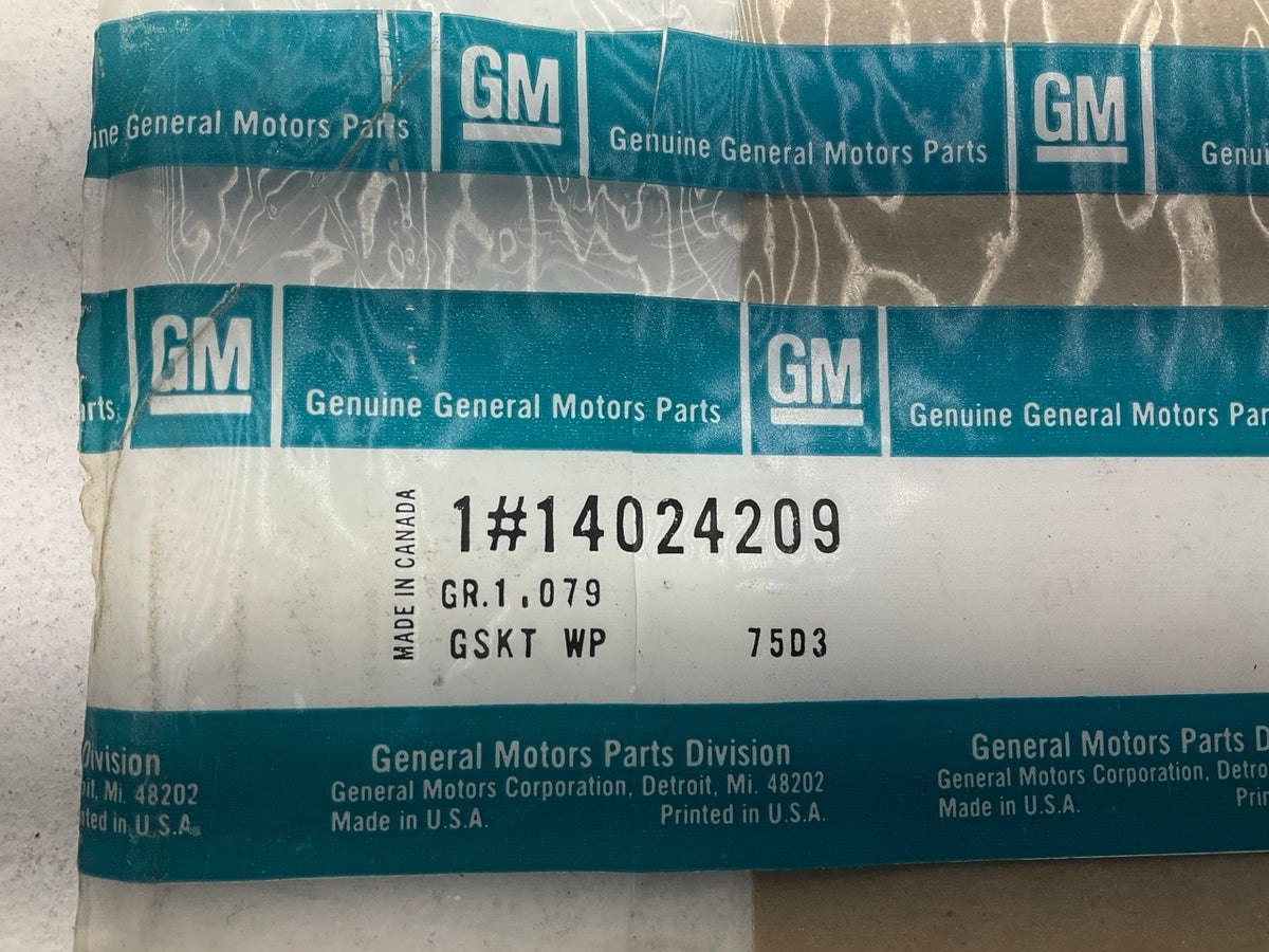 NOS OEM GM 14024209 Water Pump Gasket - Chevy GMC 6.2L 6.5L DIESEL
