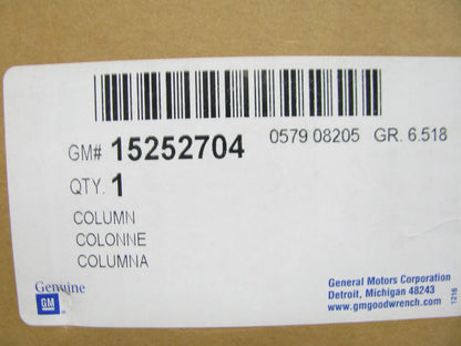 NEW - OEM GM 15252704 Steering Column W/ Switches For 2006 Cadillac SRX Cashmere