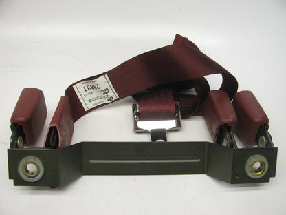 NEW GENUINE OEM GM 15663154 RED REAR CENTER Seat Belt & Seat Belt Buckle