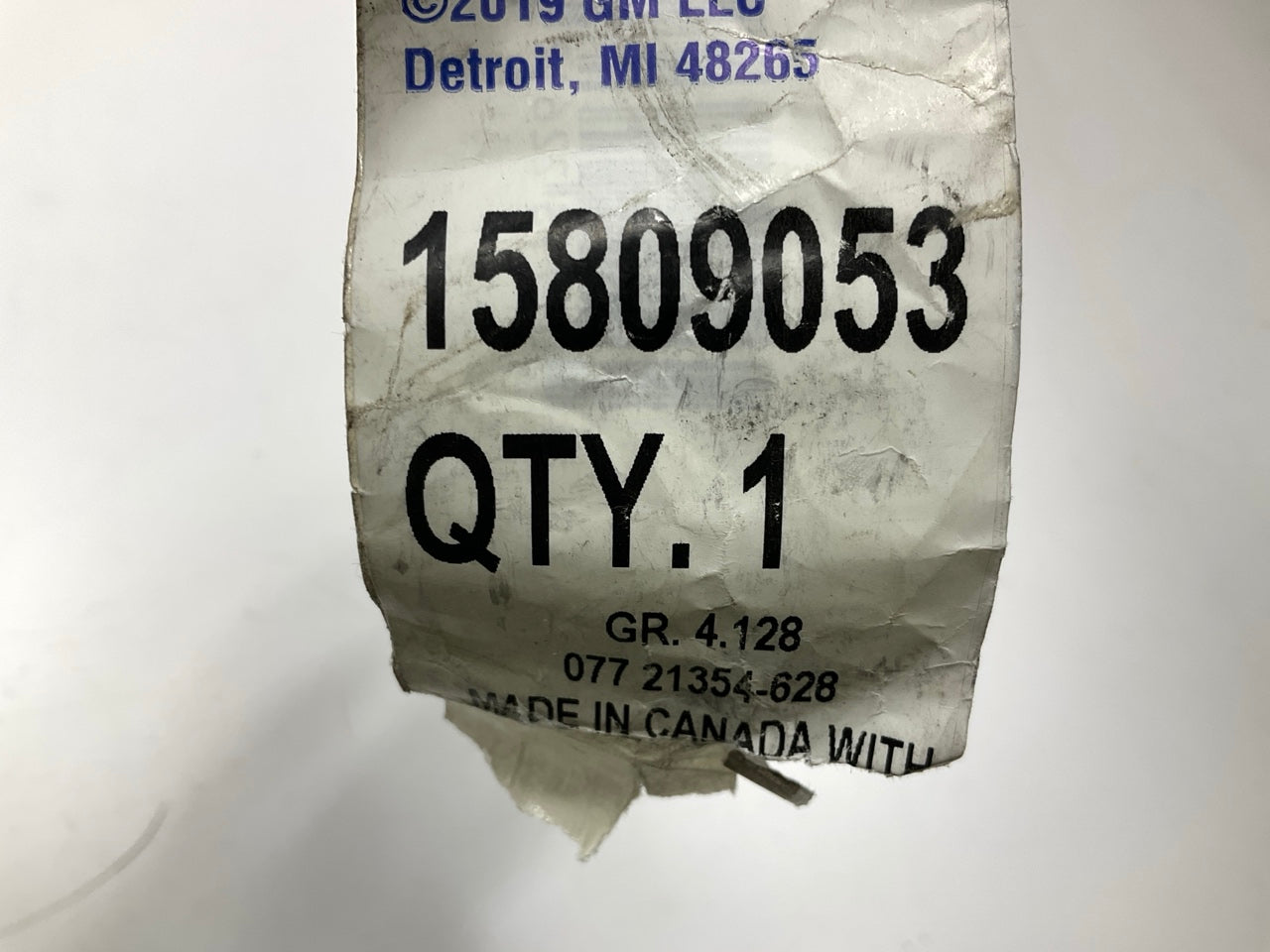 GM 15809053 Transmission Oil Cooler Line Hose (From Oil Cooler To Tube, Upper)