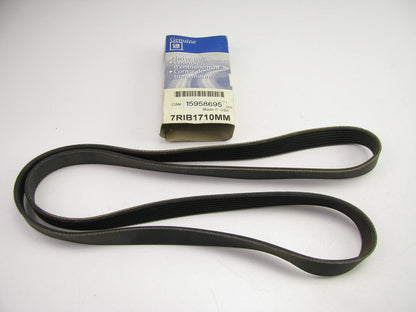 NEW - OEM GM 15958695 Serpentine Belt -  0.947'' X 74.123'' - 7 Ribs