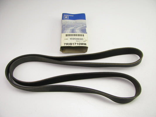 NEW - OEM GM 15958695 Serpentine Belt -  0.947'' X 74.123'' - 7 Ribs