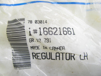 NEW - OEM GENUINE GM 16621661 Rear Left Side Window Regulator