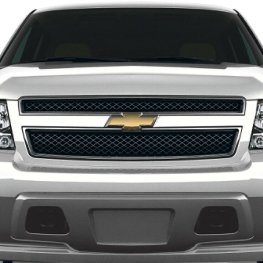 Chrome / White Grille 2007-2010 Chevy Tahoe/Suburban LTZ 1500 2500 Upper & Lower