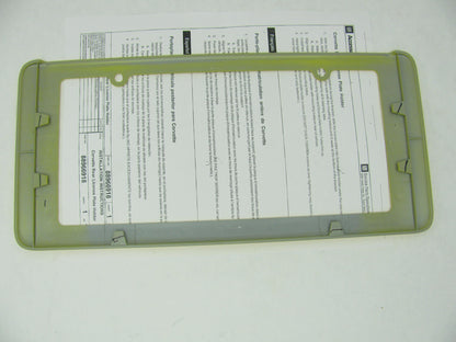 NEW GM 17802354 Rear License Plate Holder OEM For 05-13 Corvette YELLOW