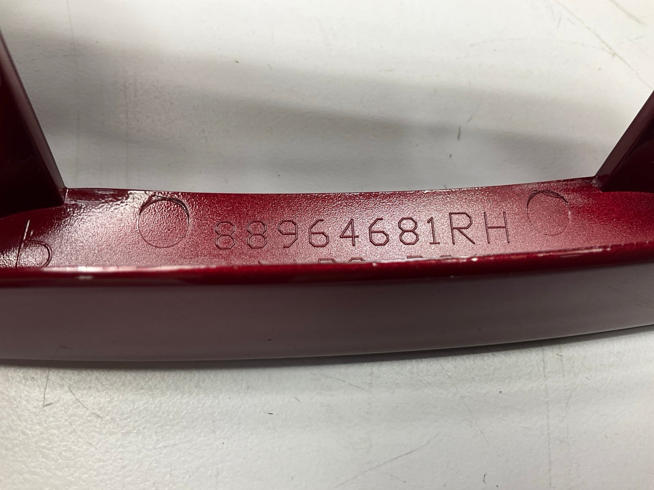NOS OEM For Chevrolet Corvette C6 Monterey Red Exterior Door Handles 17802413
