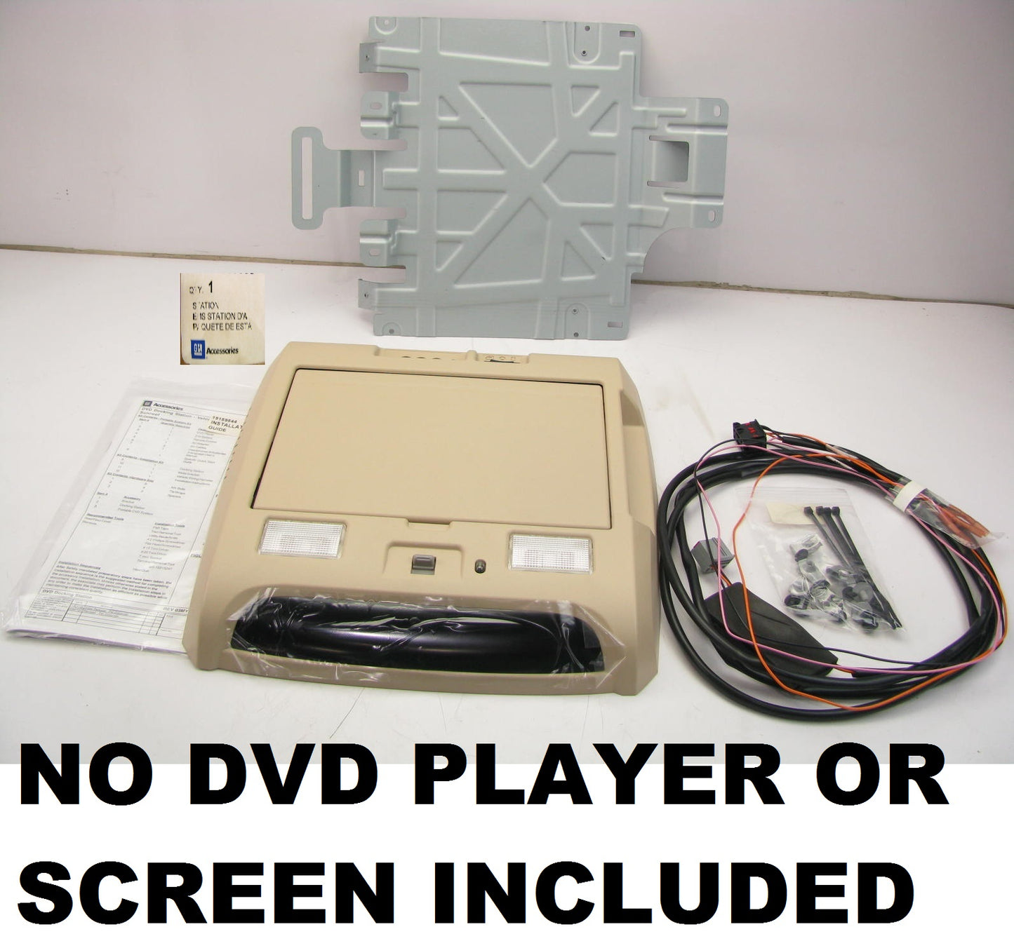 INSTALL KIT ONLY - OEM GM Overhead DVD Player Docking Station 2007-2009 Escalade