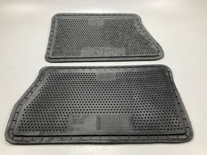REAR 2nd Row OEM GM 19121928 Black Floor Mats 2007-2013 Chevy Avalanche