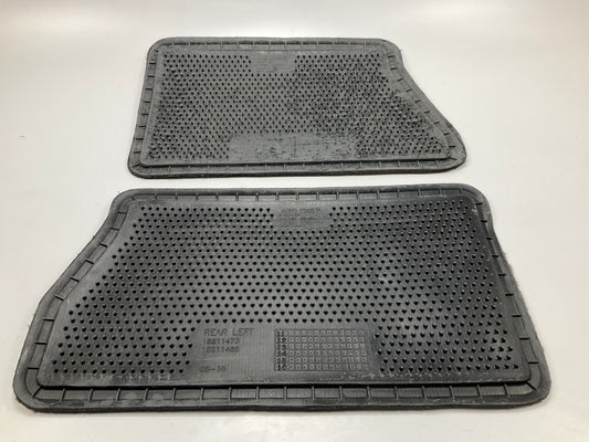 REAR 2nd Row OEM GM 19121928 Black Floor Mats 2007-2013 Chevy Avalanche