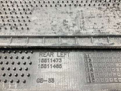 REAR 2nd Row OEM GM 19121928 Black Floor Mats 2007-2013 Yukon, Tahoe, Sierra
