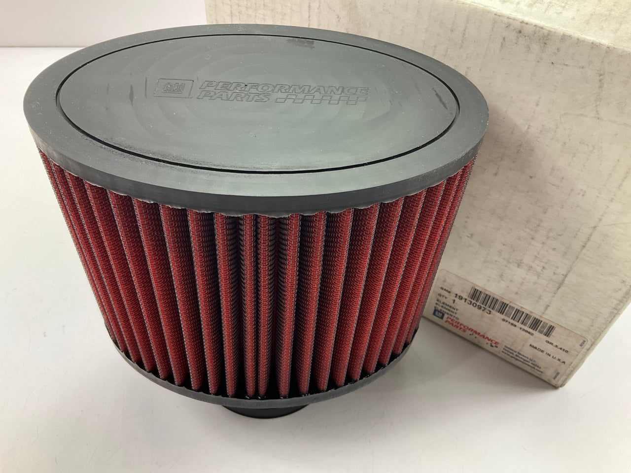 GM Performance CAI Cold Air Intake High Flow Air Filter 3.5'' Inlet, 8.5'' Tall