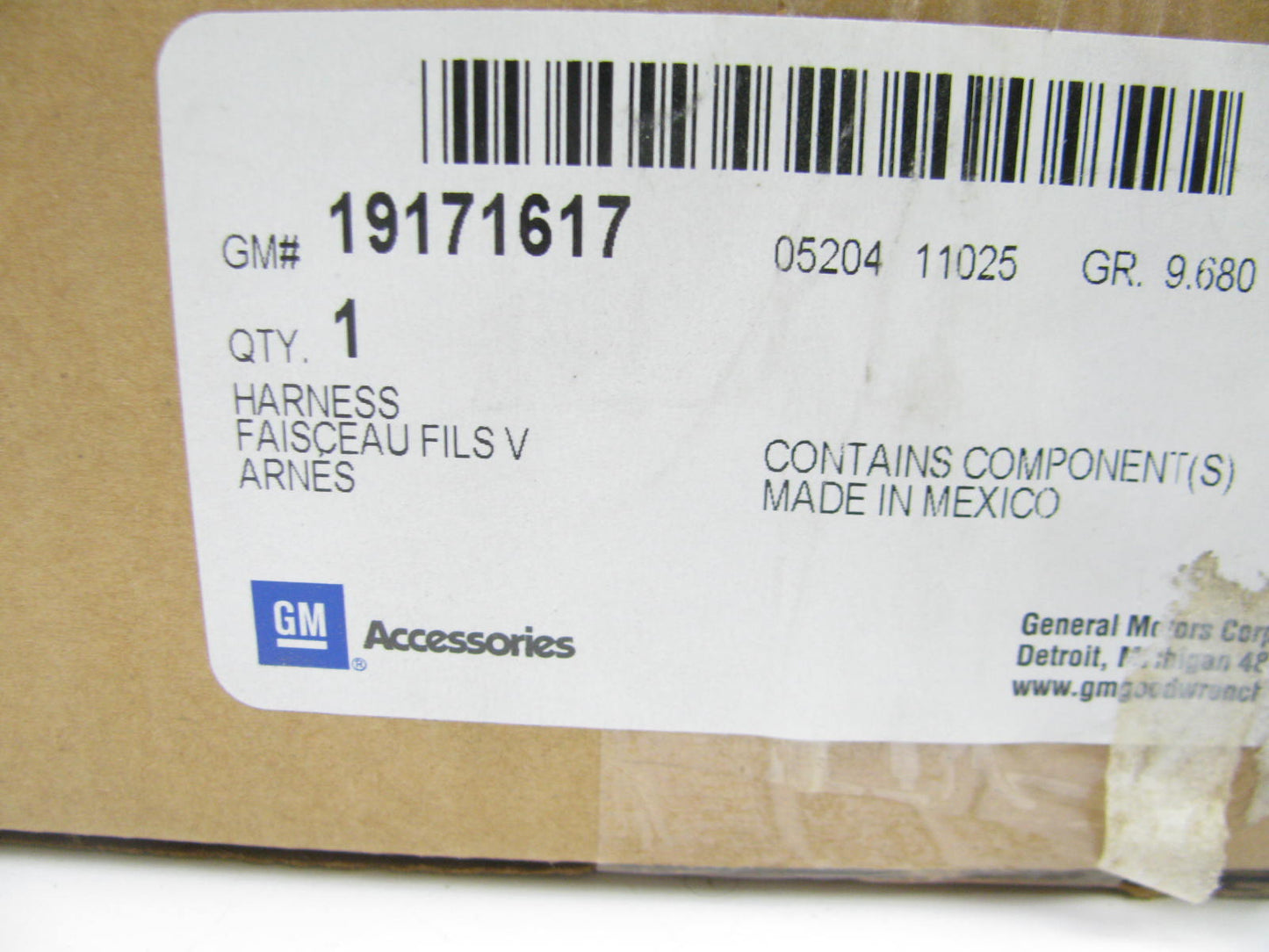 New GM Overhead DVD Player Docking Station Wiring Harness For 07-09 GM Truck