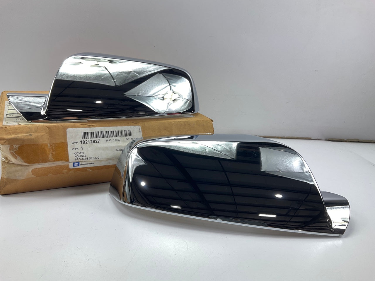 GM 19212927 Chrome Mirror Caps Covers Set OEM For 2010-2017 Terrain, Equinox