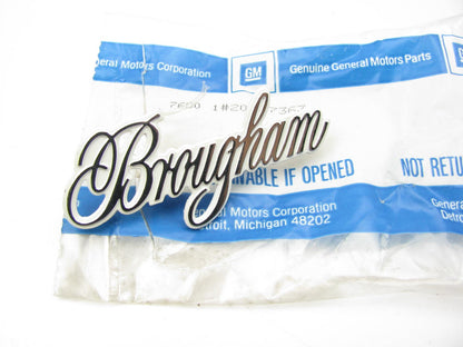 NOS OEM GM 20357363 Cadillac Brougham Fender Emblem