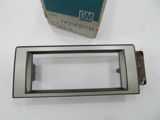 NOS - OEM Front  Door Window Switch Bezel 20630734 For 1986 Oldsmobile Calais