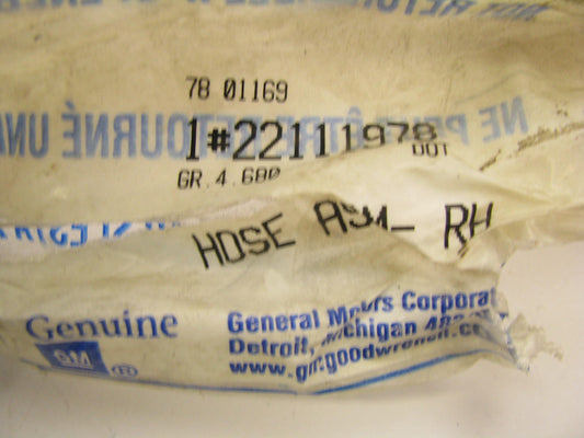 NEW - OEM Gm 22111978 Front Right Brake Hose 1992-1996 Lumina APV, Trans Sport