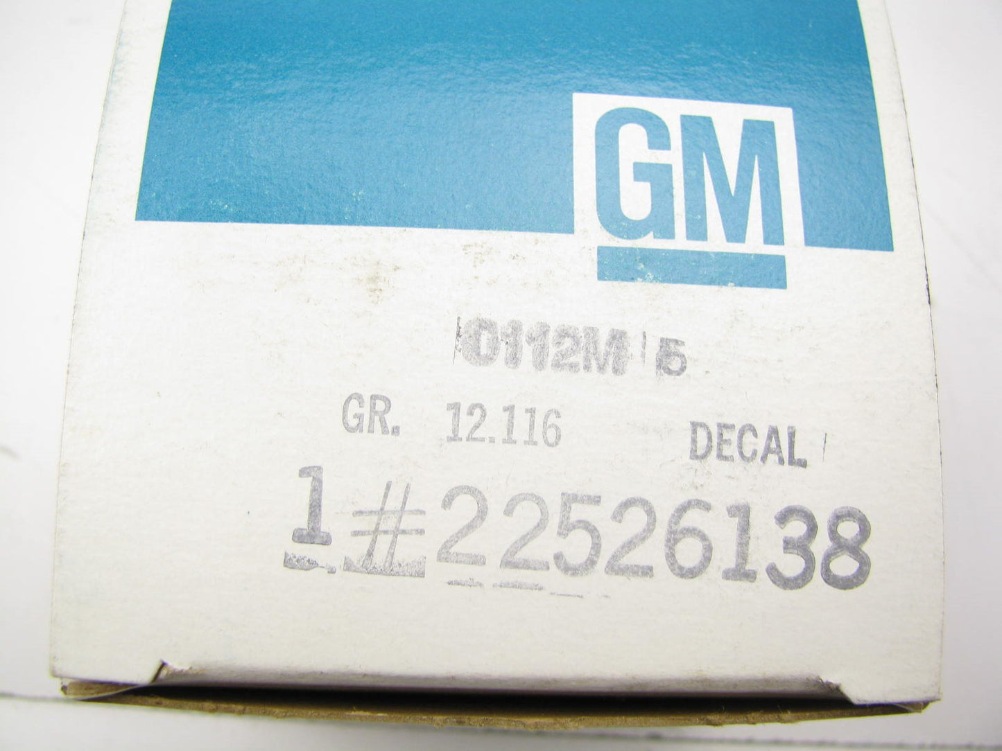 NOS OEM GM 22526138 RIGHT Rear Quarter Panel Stripe - 1985 Oldsmobile Delta 88