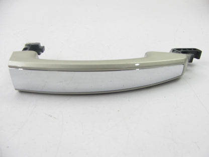 NEW OEM GM Champagne Silver Metallic 4-pc Outside Door Handle Set Chrome Insert