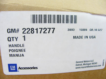 OEM GM 22817277 Exterior Door Handle Set - 2013-2018 Buick Encore, 12-17 Regal