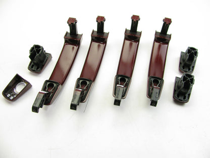 NEW OE GM 22907443 Front & Rear Door Handles Butte Red Metallic W/ Chrome Insert