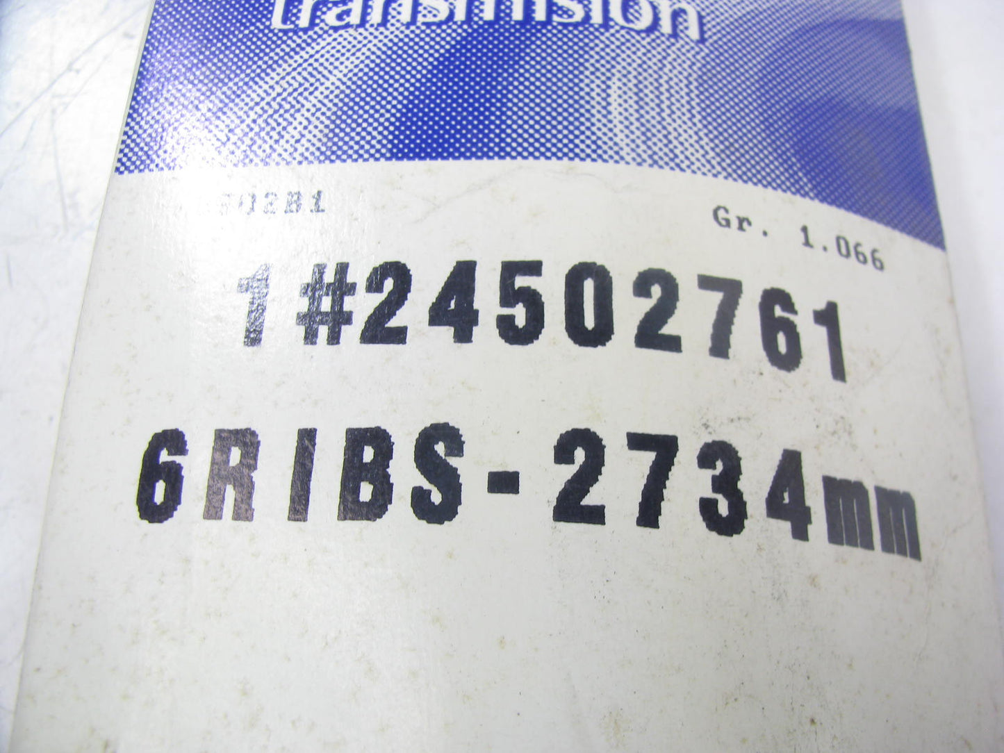 OEM GM 24502761 Serpentine Drive Fan Belt 1996-2000 Savana, Express 3500