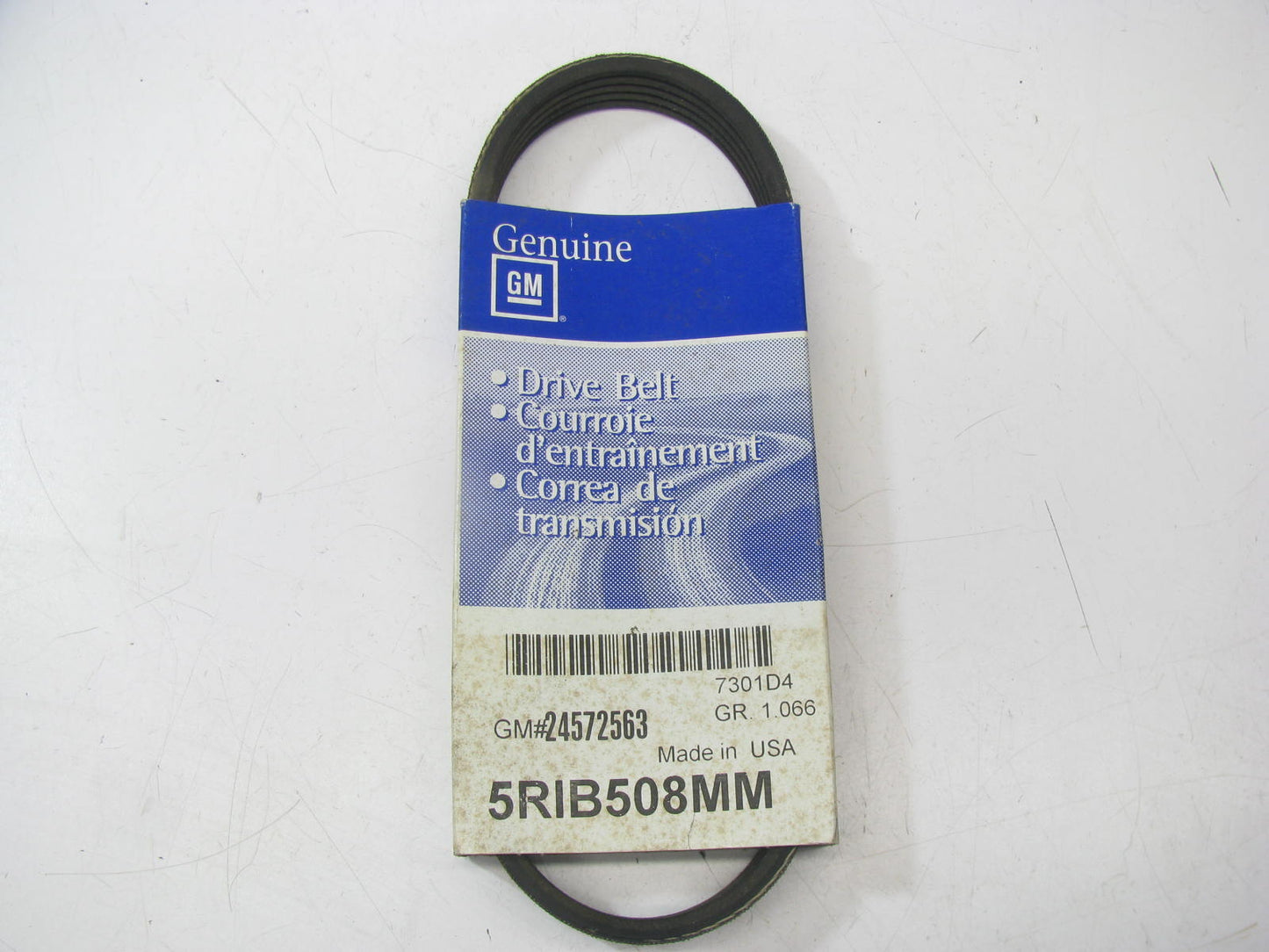 NEW - OEM GM 24572563 Power Steering Serpentine Belt 1988-1994 2.3L-L4