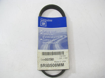 NEW - OEM GM 24572563 Power Steering Serpentine Belt 1988-1994 2.3L-L4
