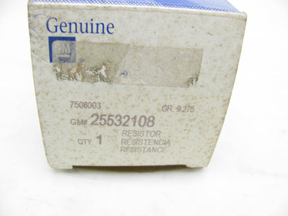 NOS OEM GM HVAC Blower Motor Resistor 25532108 88-90 Buick Oldsmobile  Pontiac