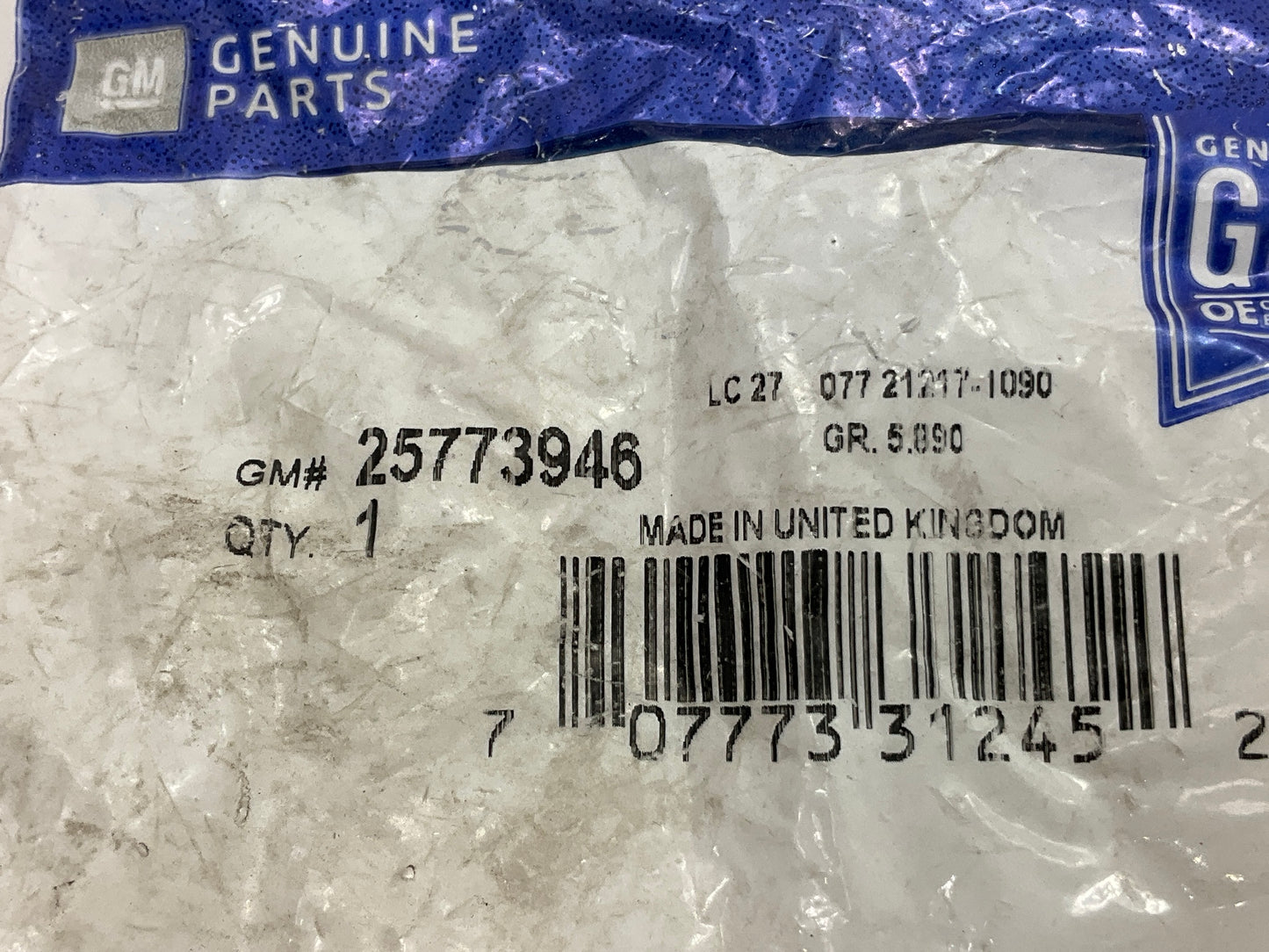 NEW - OEM GM 25773946 TPMS Tire Pressure Monitor Sensor