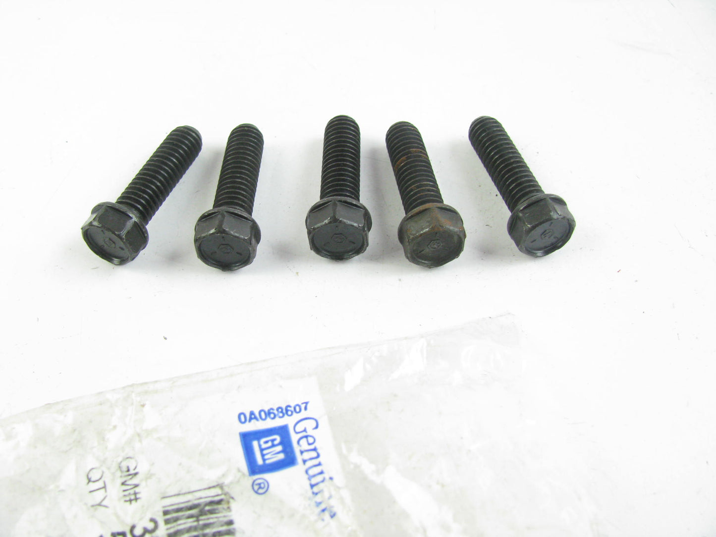 (5) OEM GM 3951644 Spin-on Oil Filter Adapter Bolts Chevy Big & Small Block SBC