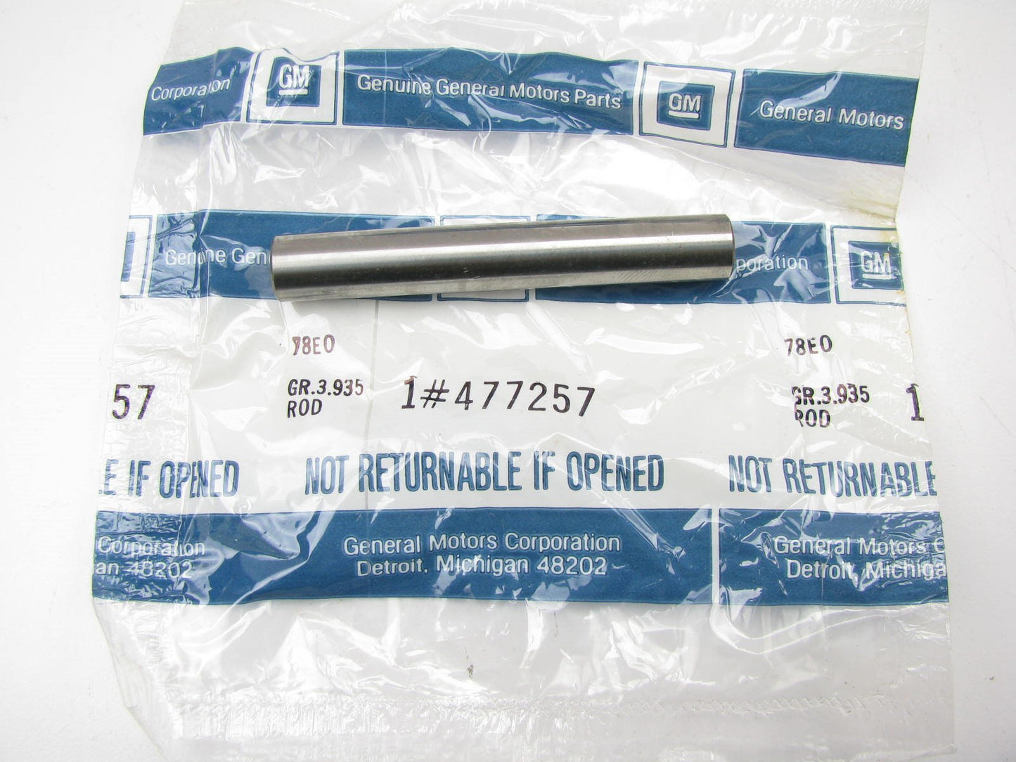 NOS OEM GM 477257 Mechanical Fuel Pump Push Rod - Buick Olds Pontiac 2.8L 173 V6