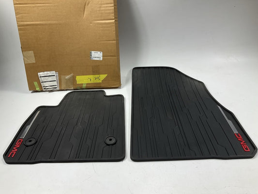 NEW OEM GM 84038455 Front All Weather Rubber Floor Mat Set For 17-22 GMC Acadia