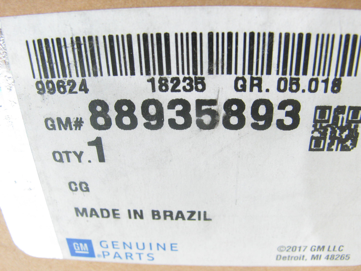 NEW - OEM GM 88935893 Rear Brake Shoe Lining Kit For C6500, C7500, C8500
