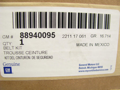 NEW OEM GM 88940095 Rear Center Folding Restraint Retractor - Left Drivers Side