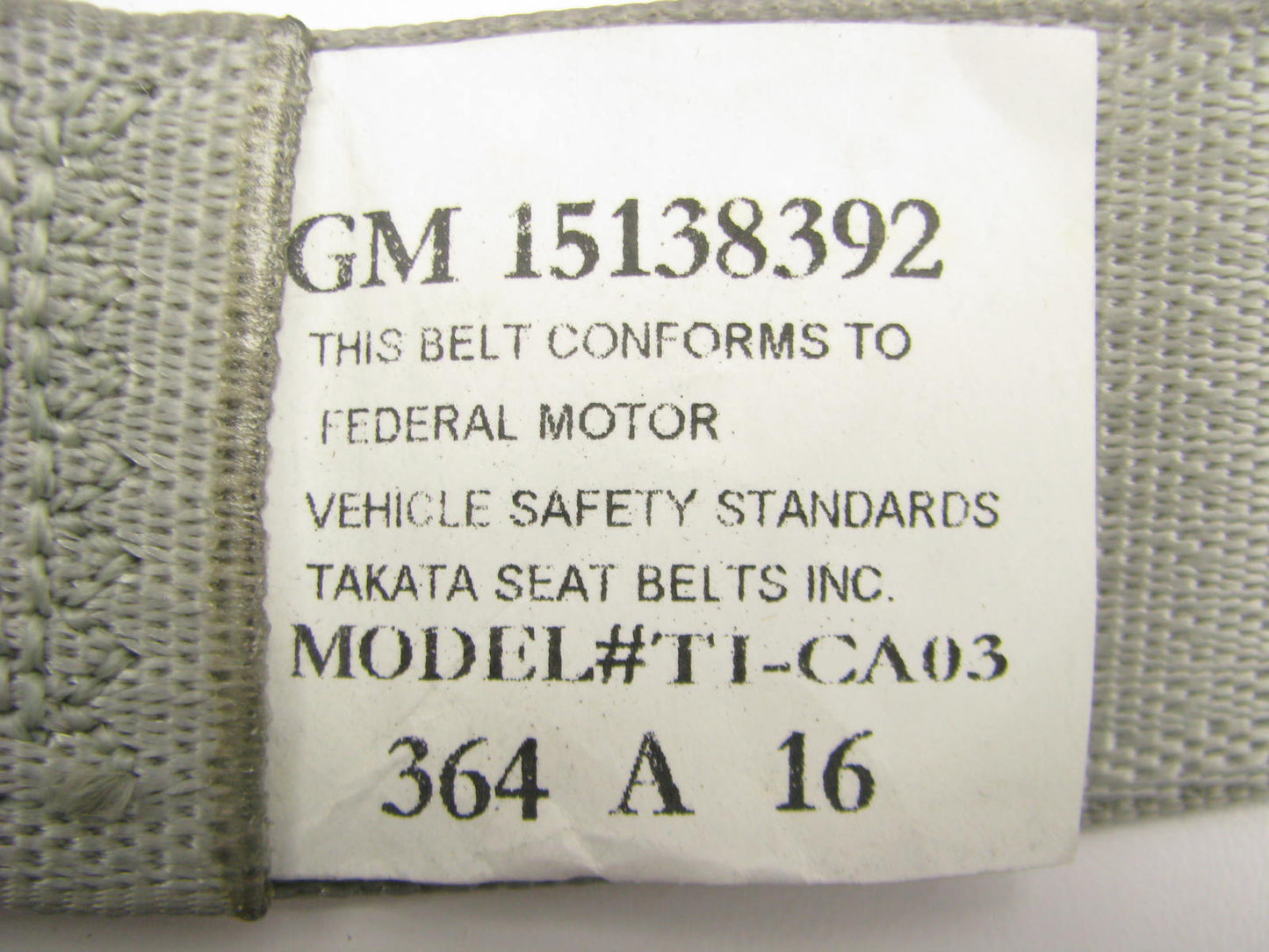 NEW OEM GM 89023307 3RD Row LEFT Side Seat Belt 05-06 Trailblazer EXT Envoy XL