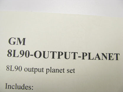 NEW - OUT OF BOX OEM GM 8L90 8-speed Auto Transmission Output Planet Gear Set