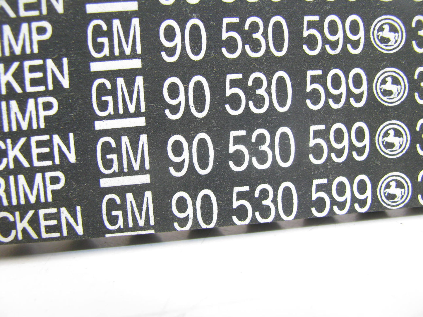 NEW - OEM GM 90530599 Engine Timing Belt 1994-2005 2.5L 3.0L 3.2L-V6