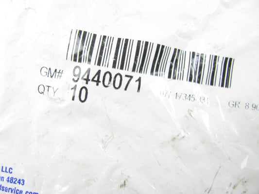 (10) OEM GM  9440071 .375 X 1.00 Flange Mounting Bracket Bolts