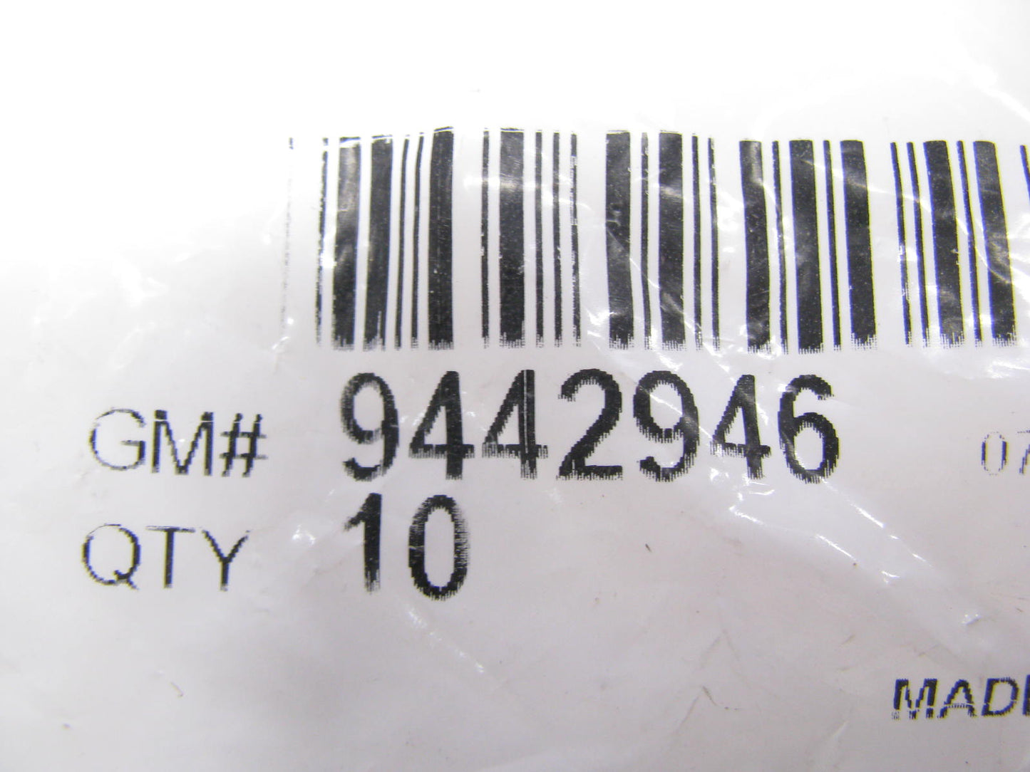 (10) NEW GENUINE OEM GM Body Front Mount Bracket NUTS 9442946