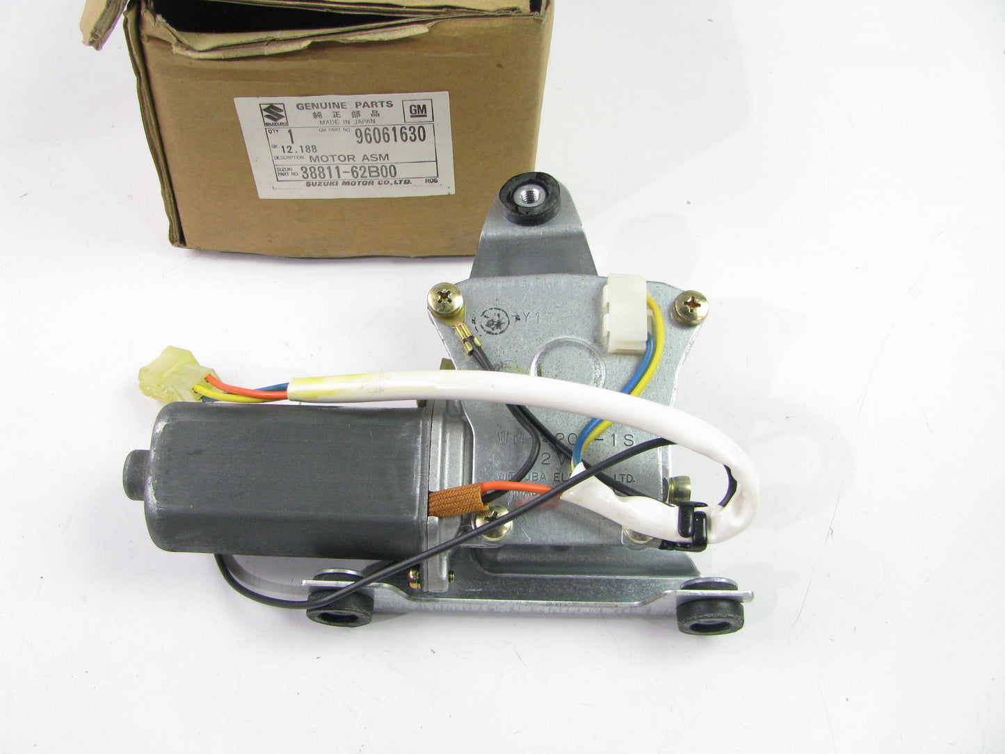 NEW GENUINE OEM GM 96061630 REAR Wiper Motor - 89-94 Geo Metro, Pontiac Firefly