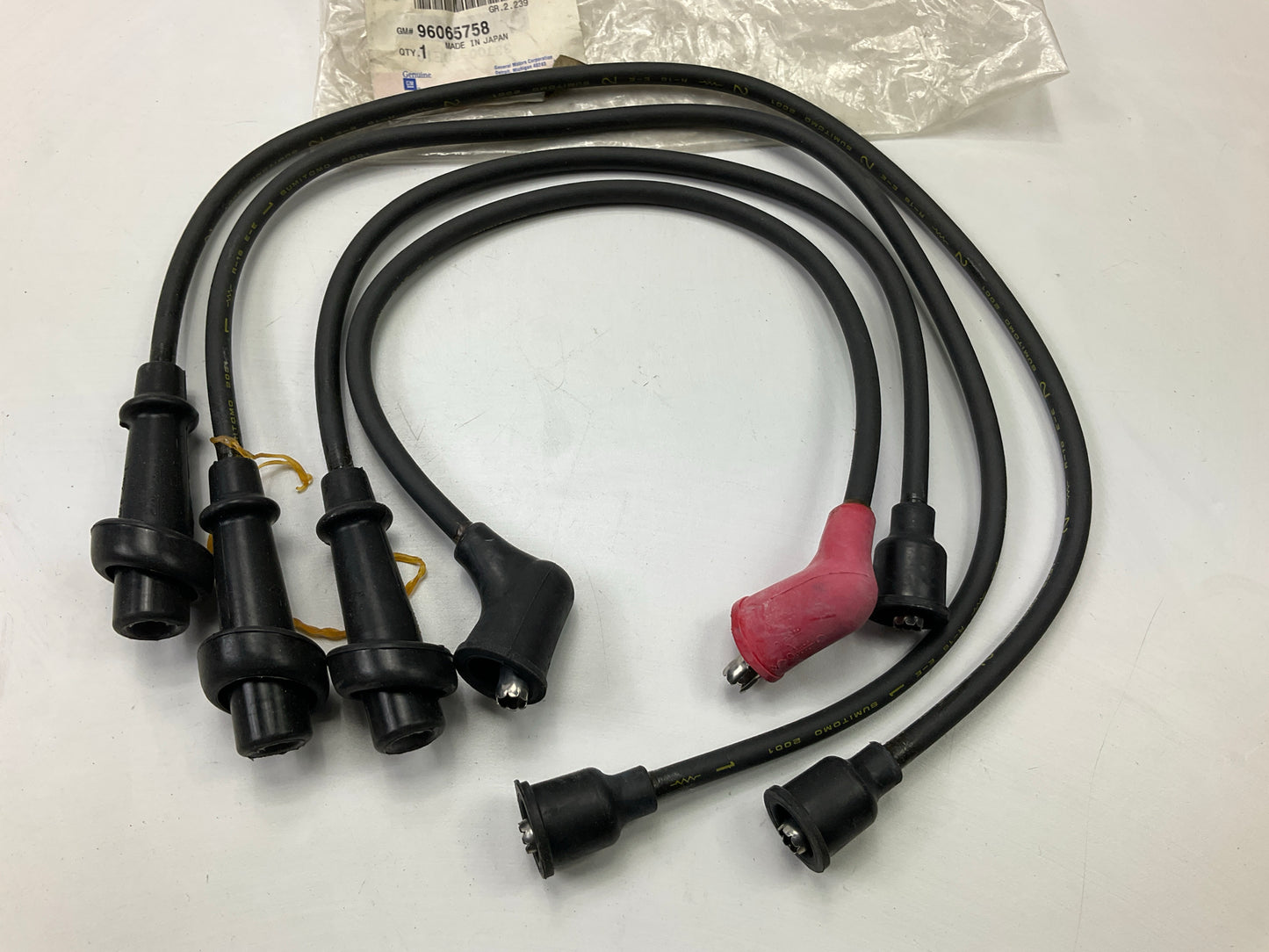 NEW - OEM GM 96065758 Ignition Spark Plug Wire Set 1991-1993 Geo Metro 1.0L-L3
