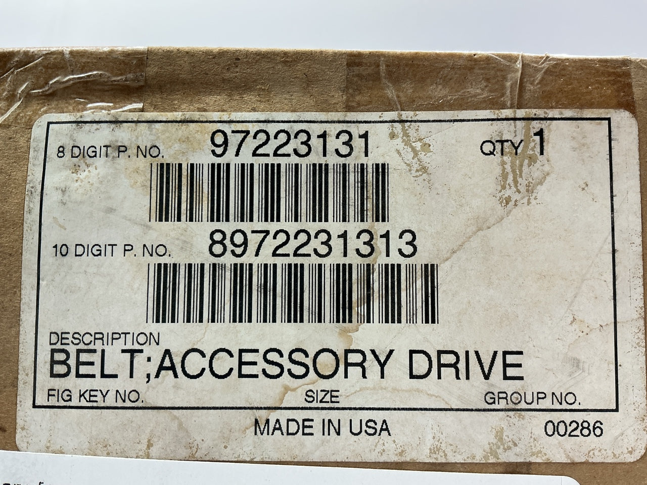 NEW - OEM GM 97223131 Serpentine Belt