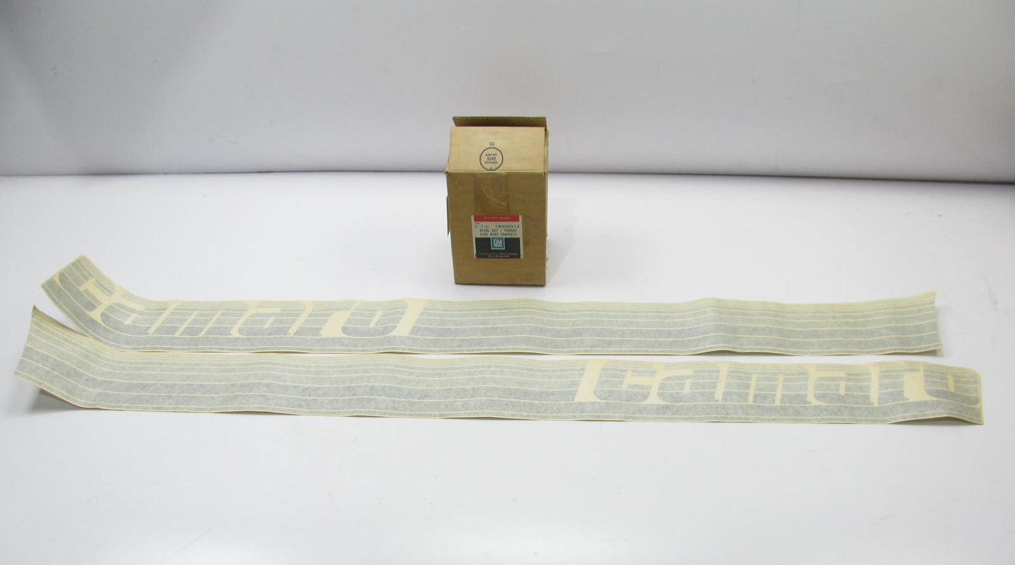 NOS OEM GM 999312 Side Decal Emblem ''Camaro'' Sticker - 1982-1990 Chevy Camaro