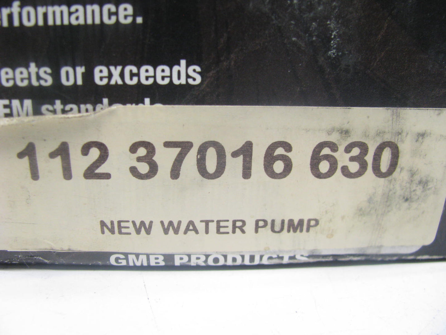 GMB 112-37016-630 Engine Water Pump For 1992-1996 Mitsubishi 1.8L-L4