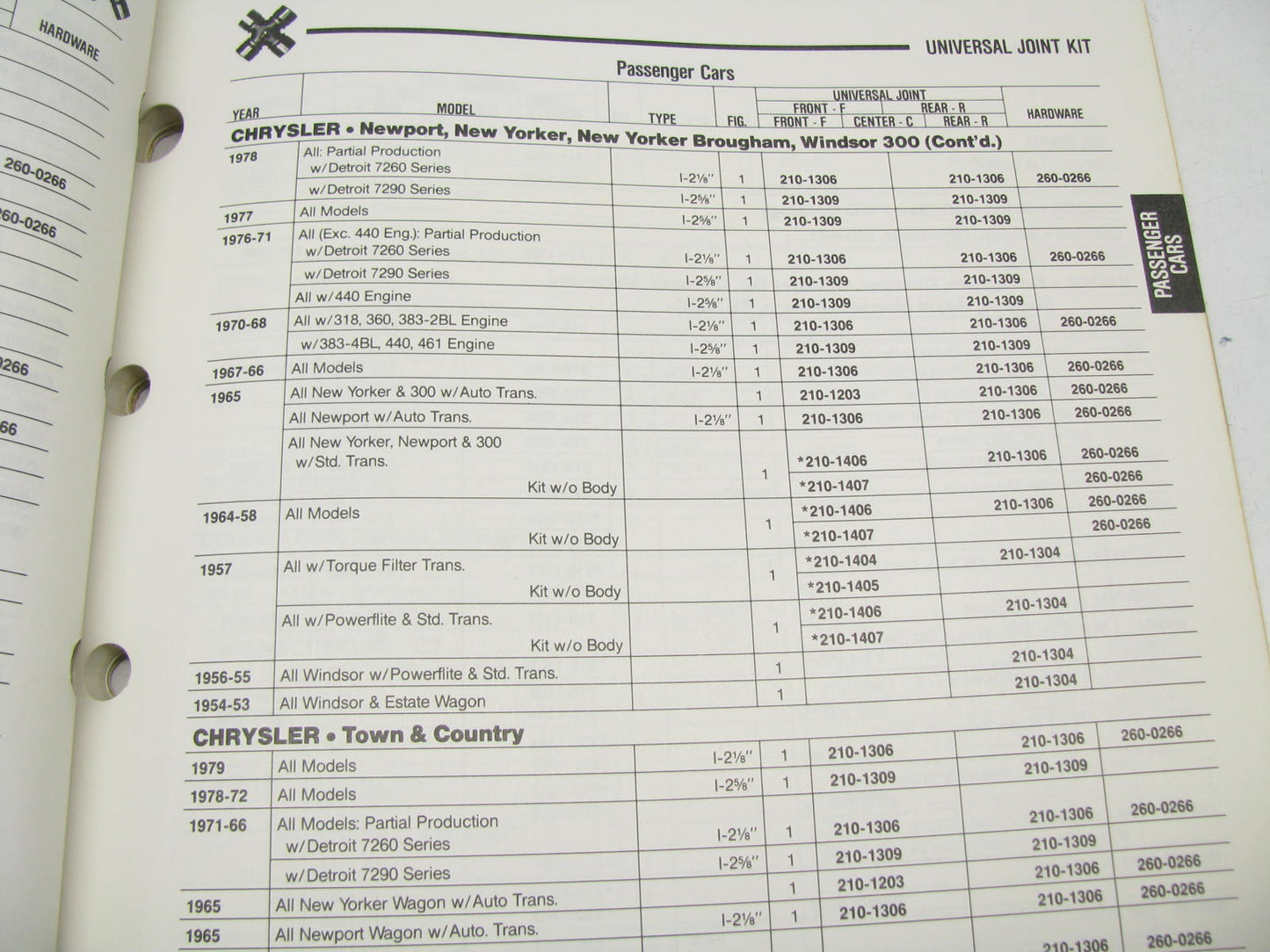 GMB C190 Universal Joint Catalog For Domestic & Import - Weatherly # 090, 96 PGS